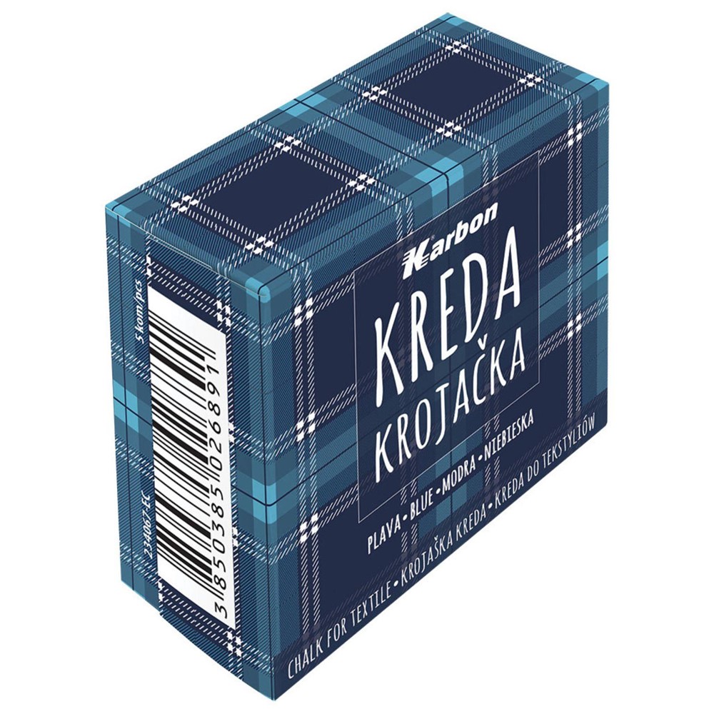 Kreda krojacka Karbon - plava