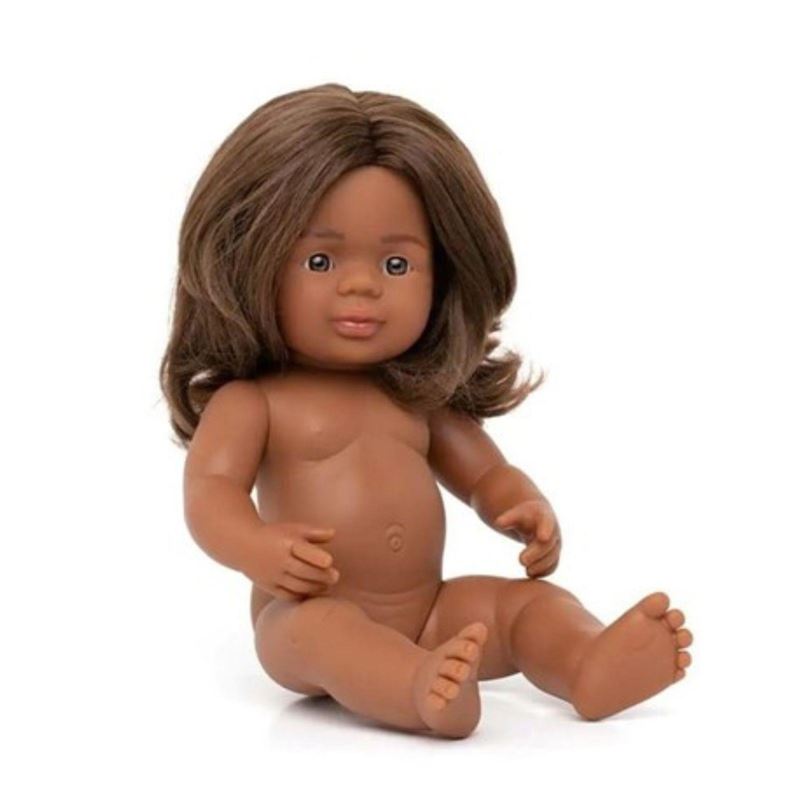 Lutka miješane rase s kosom djevojcica, 38 cm